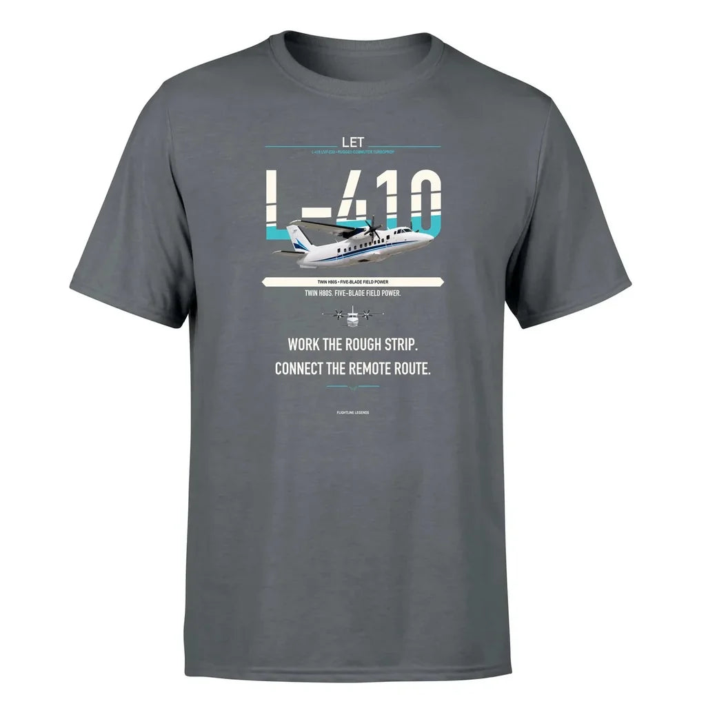 LET L-410 UVP-E20 design on gray single side
