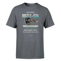Thumbnail for RB211-524 design on gray single side