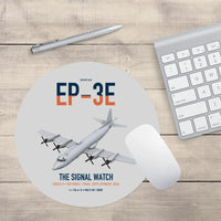 Thumbnail for EP-3E ARIES II design on light gray round mouse pad