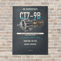 Thumbnail for CT7-9B vertical canvas print - no frame - gray background