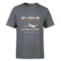 Thumbnail for RC-135V W Rivet Joint design on gray double-side t-shirt, single-side print