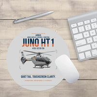 Thumbnail for Airbus H135 Juno HT1 design on light gray round mouse pad