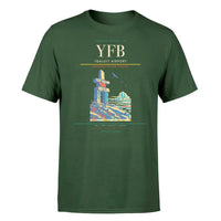 Thumbnail for Iqaluit Airport (YFB) T-Shirt single-side front print in Dark Green | iqaluit-airport-yfb-double-side-t-shirt
