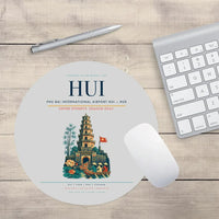 Thumbnail for Phu Bai International Airport (HUI) design on light gray round mouse pad