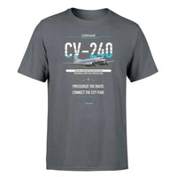 Thumbnail for Convair CV-240 design on gray single side