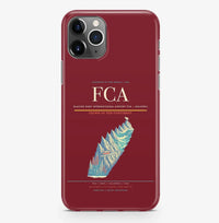 Thumbnail for Kalispell Airport (FCA) design on dark red iPhone 16 Pro MagSafe case