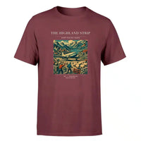 Thumbnail for VINTAGE G4097 - The Highland Strip - Premium T-Shirt design on darkred premium t shirt