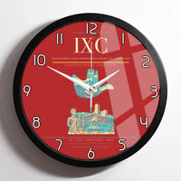 Thumbnail for Shaheed Bhagat Singh International Airport (IXC) design on red framed wall clock