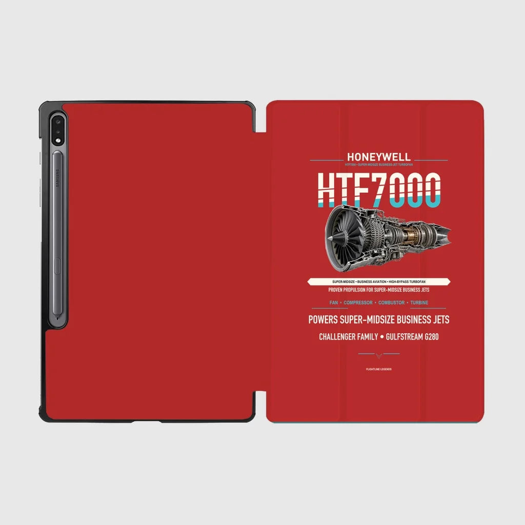 HTF7000 design on red samsung tablet tablet case