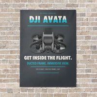 Thumbnail for DJI Avata vertical canvas print - no frame - gray background