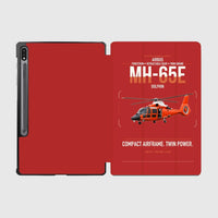 Thumbnail for Airbus MH-65E Dolphin design on red samsung tablet tablet case