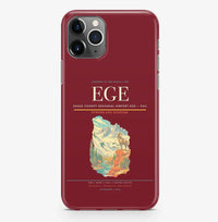 Thumbnail for Vail Airport (EGE) design on dark red iPhone 16 Pro MagSafe case
