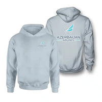 Thumbnail for Azerbaijan Airlines logo on light blue double side hoodie