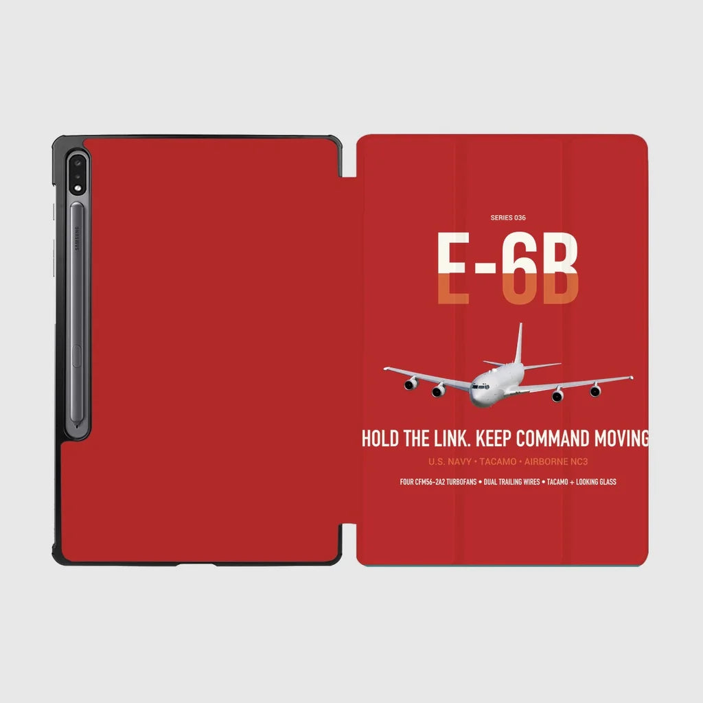 E-6B Mercury design on red samsung tablet tablet case