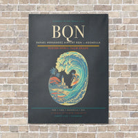 Thumbnail for Rafael Hernández Airport BQN — Aguadilla vertical canvas print - no frame - gray background