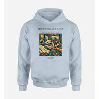 Thumbnail for VINTAGE G4014 - The Propeller Shop - Premium Hoodie design on lightblue premium