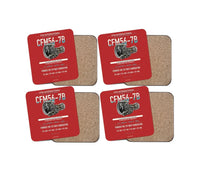 Thumbnail for CFM56-7B design on red 4 pieces set coaster