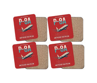 Thumbnail for P-8A Poseidon design on red 4 pieces set coaster
