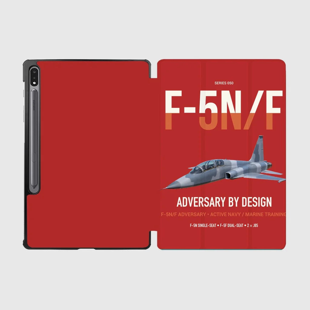 F-5N F Adversary design on red samsung tablet tablet case