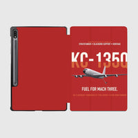 Thumbnail for KC-135Q Blackbird Tanker design on red samsung tablet tablet case