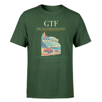 Thumbnail for Great Falls International Airport (GTF) T-Shirt single-side front print in Dark Green | great-falls-international-airport-gtf-double-side-t-shirt