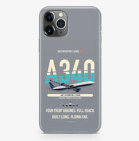 Thumbnail for Airbus A340-600 Case ProMax design on gray iphone case promax