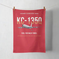 Thumbnail for KC-135Q Blackbird Tanker design on red towel