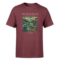 Thumbnail for VINTAGE G4029 - The Bush Pilots - Premium T-Shirt design on darkred premium t shirt