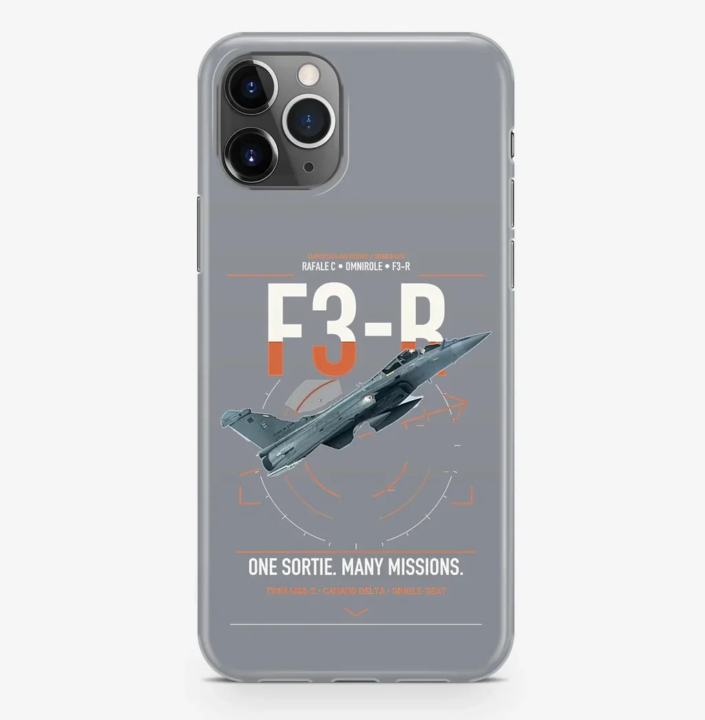 Dassault Rafale C — F3-R standard design on gray magsafe iphone case, for iPhone Pro Max