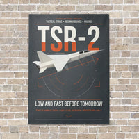 Thumbnail for BAC TSR-2 vertical canvas print - no frame - gray background