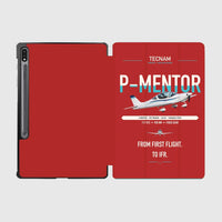 Thumbnail for Tecnam P-Mentor design on red samsung tablet tablet case
