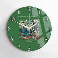 Thumbnail for VINTAGE G4262 - The Cowling Mirror Shine - Designed Wall Clocks design on green no-frame