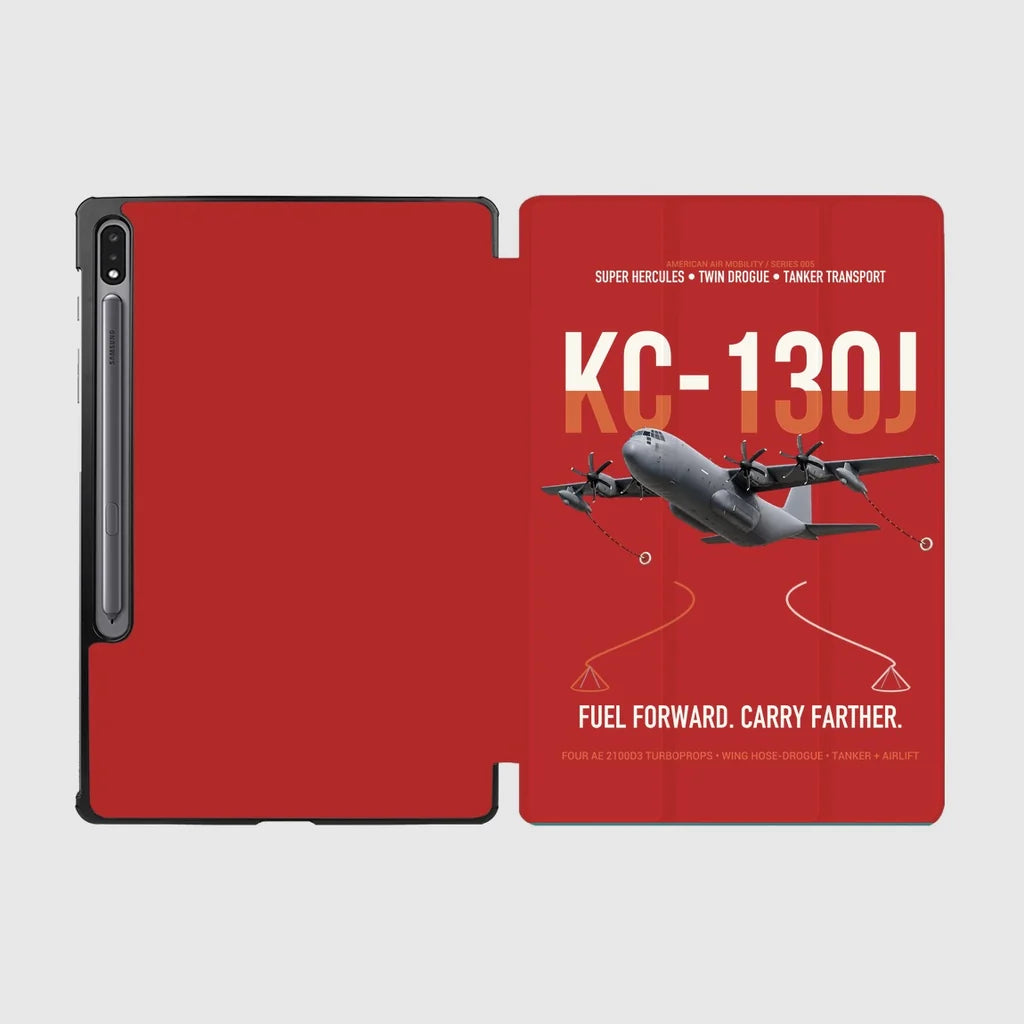 KC-130J SUPER HERCULES design on red samsung tablet tablet case