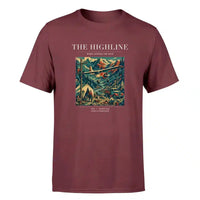 Thumbnail for VINTAGE G4051 - The Highline - Premium T-Shirt design on darkred premium t shirt