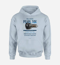 Thumbnail for PEARL 10X design on light blue hoodie single side