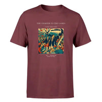 Thumbnail for VINTAGE G4103 - The Charter To The Games - Premium T-Shirt design on darkred premium t shirt