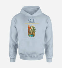 Thumbnail for Oita Airport (OIT) design on light blue hoodie single-side print