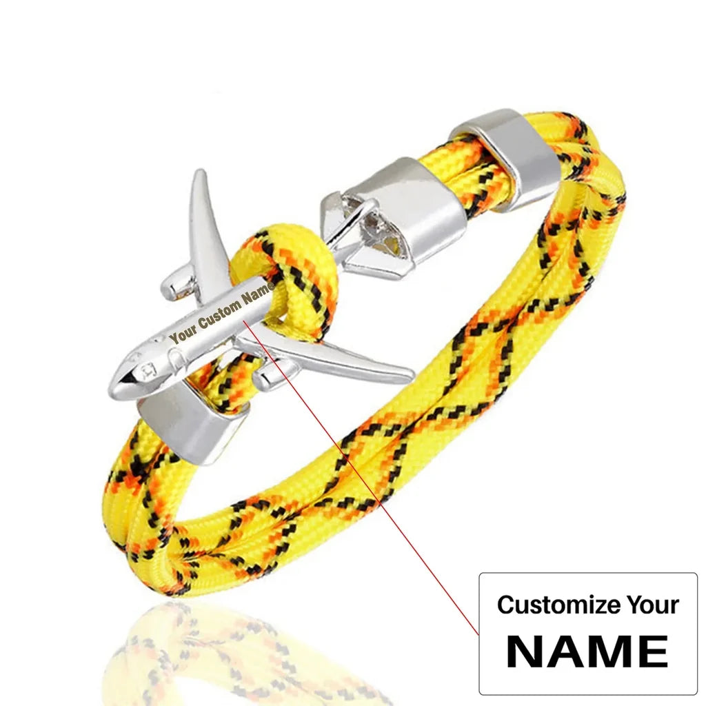Customisable Airplane Shape Bracelet - view 16
