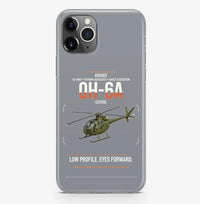 Thumbnail for Hughes OH-6A Cayuse design on gray magsafe iphone case, for iPhone Pro Max