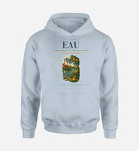 Thumbnail for Chippewa Valley Regional Airport (EAU) design on light blue hoodie single-side print
