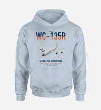 Thumbnail for WC-135R Constant Phoenix design on light blue double-side hoodie, single-side print