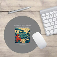 Thumbnail for VINTAGE G4363 - The Cliff Nest Survey - Designed Mouse Pads design on gray round
