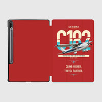 Thumbnail for Cessna 182 Skylane design on red samsung tablet tablet case