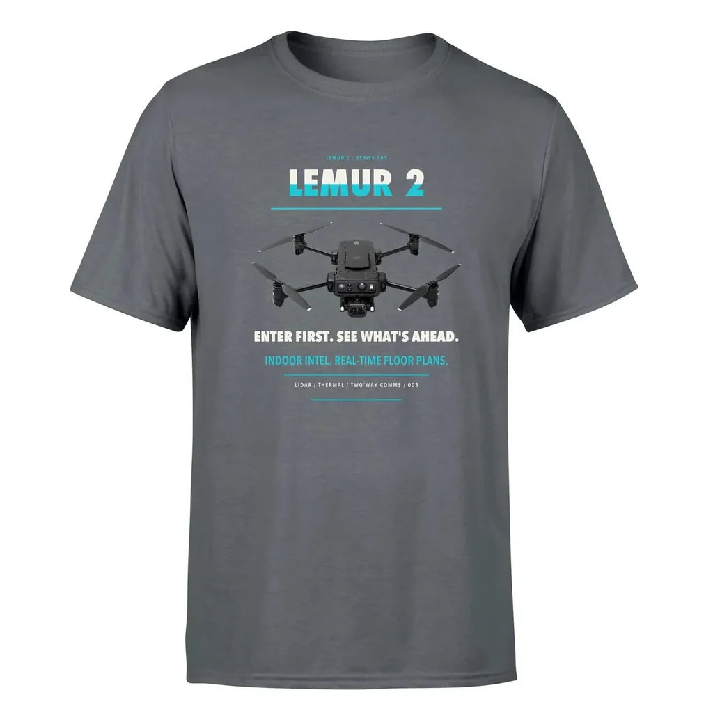 BRINC LEMUR 2 design on gray single side