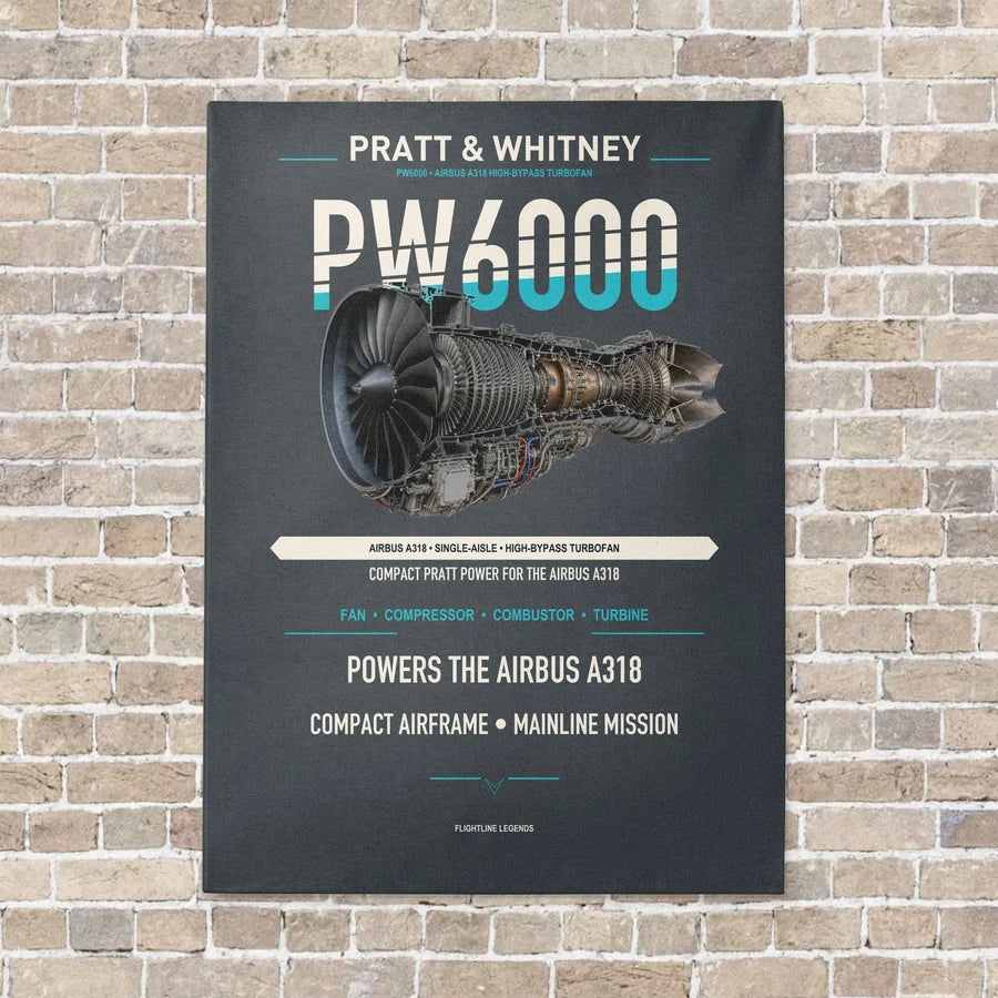 PW6000 vertical canvas print - no frame - gray background