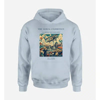 Thumbnail for VINTAGE G4004 - The Aerial Exhibition - Premium Hoodie design on lightblue premium