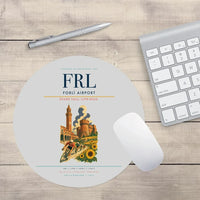 Thumbnail for Forlì Airport (FRL) design on light gray round mouse pad