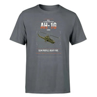 Thumbnail for Bell AH-1G Cobra design on gray t-shirt, single-side print