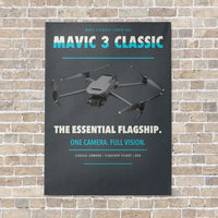 Thumbnail for DJI Mavic 3 Classic vertical canvas print - no frame - gray background