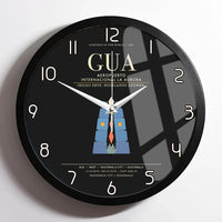 Thumbnail for Aeropuerto Internacional La Aurora GUA  Guatemala City Wall-Clock Framed - Black